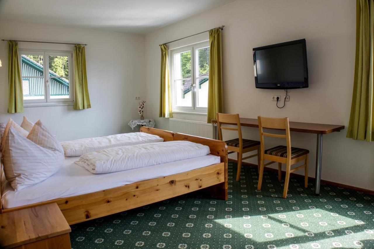 Gasthof Dreilaendereck Schwarzenberg am Bohmerwald Bagian luar foto